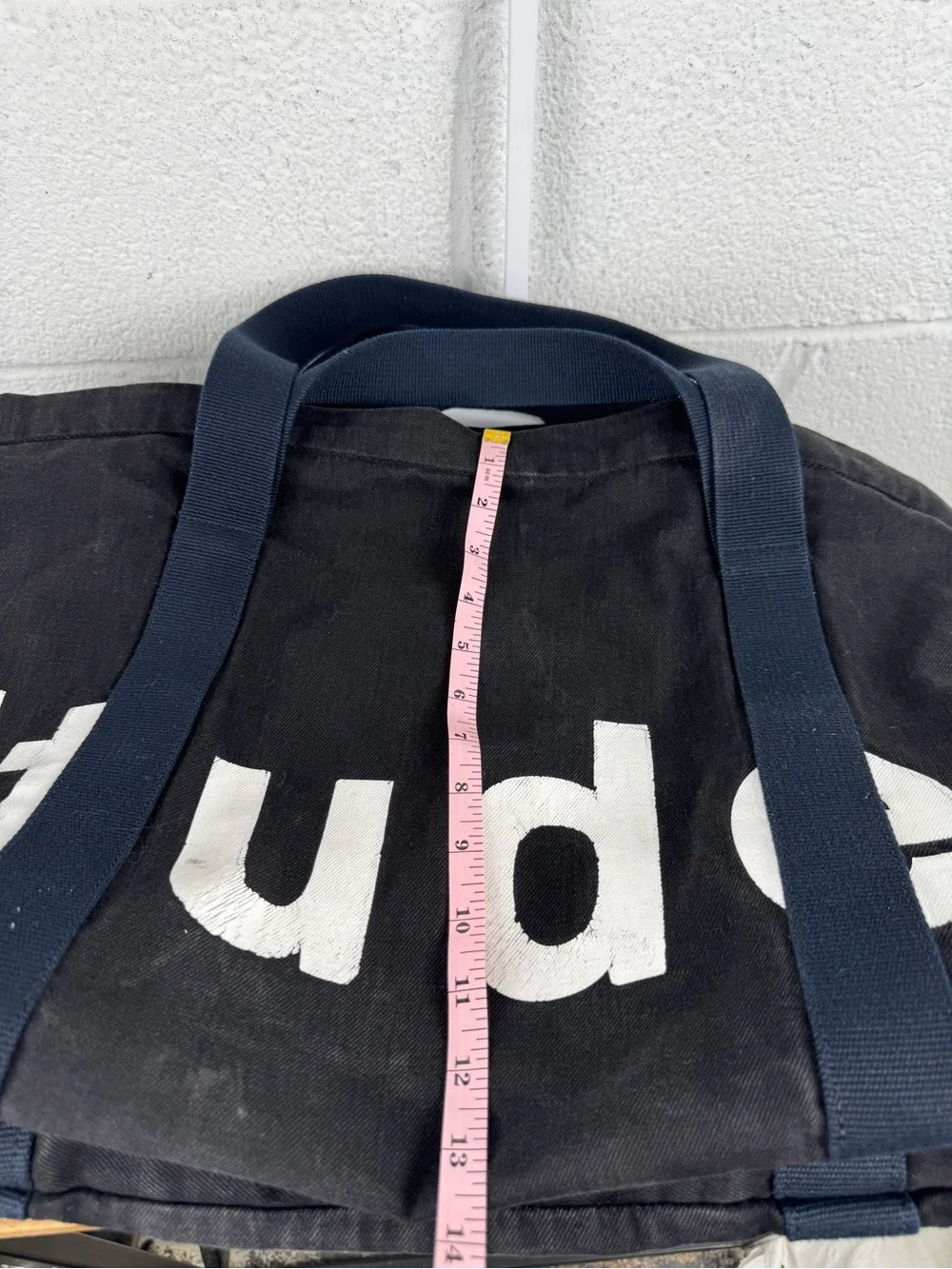 Études Studio August Weekend Bag Black Logo Canvas Duffel Travel Tote